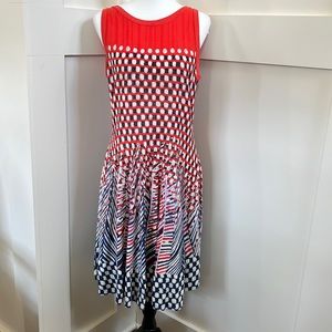 NIC & ZOE sleeveless midi dress.